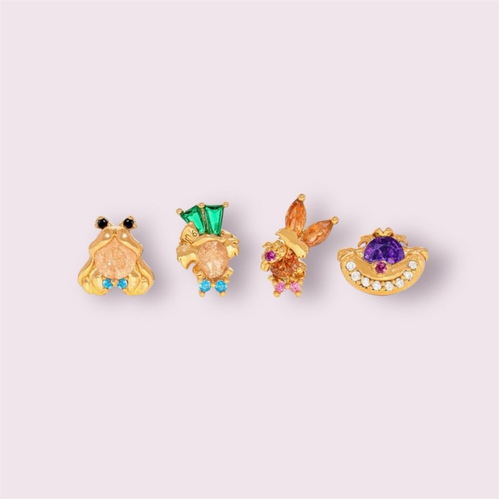Disney Inspired Alice In Wonderland Earrings